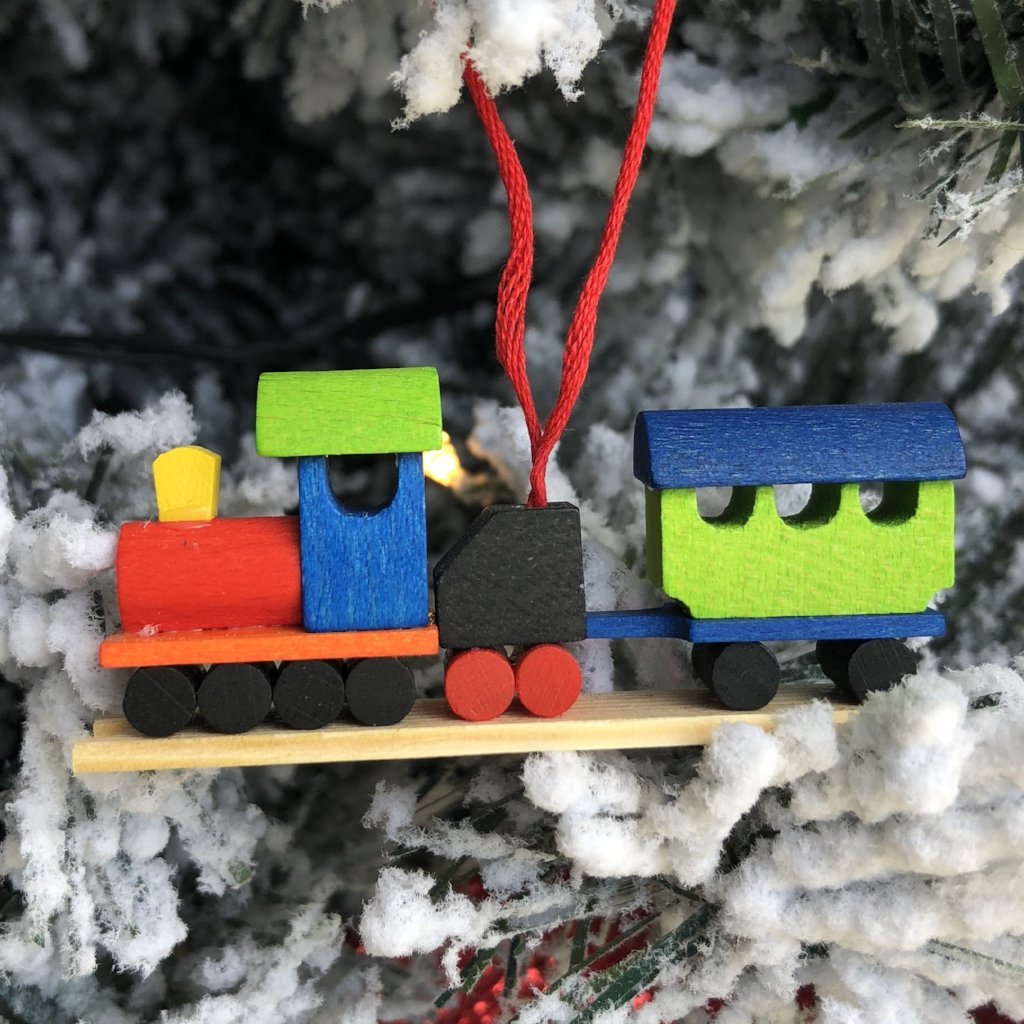 Mini Steam Train - Christmas tree decoration